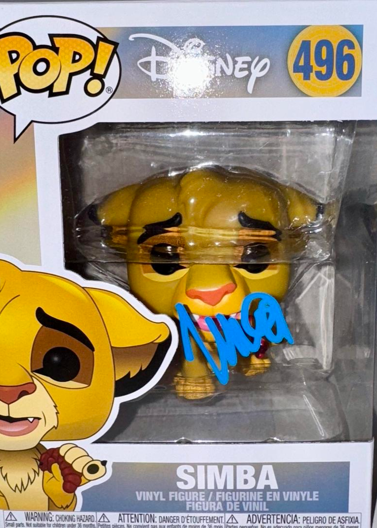 Matthew Broderick Signed Funko Pop #496 "Simba" (Lion King) - Beckett COA #02